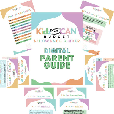 Digital Kidz Can Budget Guide & Printables (Instant Download)